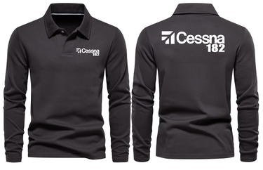 CESSNA 182 LONG SLEEVE POLO